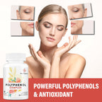 Sihat Sejahtera 67,500 MG Polyphenols Supplement - Powerful Antioxidants & Polyphenol for Age Defense, Polyphenol Superfood, Quercetin, Resveratrol, Plant-Based & Energy, Immune Support, 90 Capsules