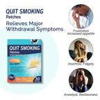 Step 1 Quit Smoking Patches, 21mg Stop Smoking Aids Patches, Helping Quit Patch, Easy & Effective Anti-Stickers, 30 Count Quit Smoking Stickers that Work with 2 Weeks, Anti-Stickers