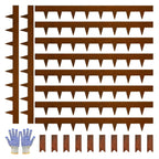 Corten Steel Landscape Edging 4.5 Inch Pre-Rusted 33Ft Total 10-Pack