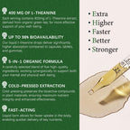 OASIS FORCE L Theanine 400mg Liquid Drops, L-Theanine Supplement for Adults & Kids with GABA, Magnesium & Ashwagandha, Natural Sleep, Focus & Relaxation Support, Vegan, Alcohol-Free, Non-GMO, 2 FL OZ