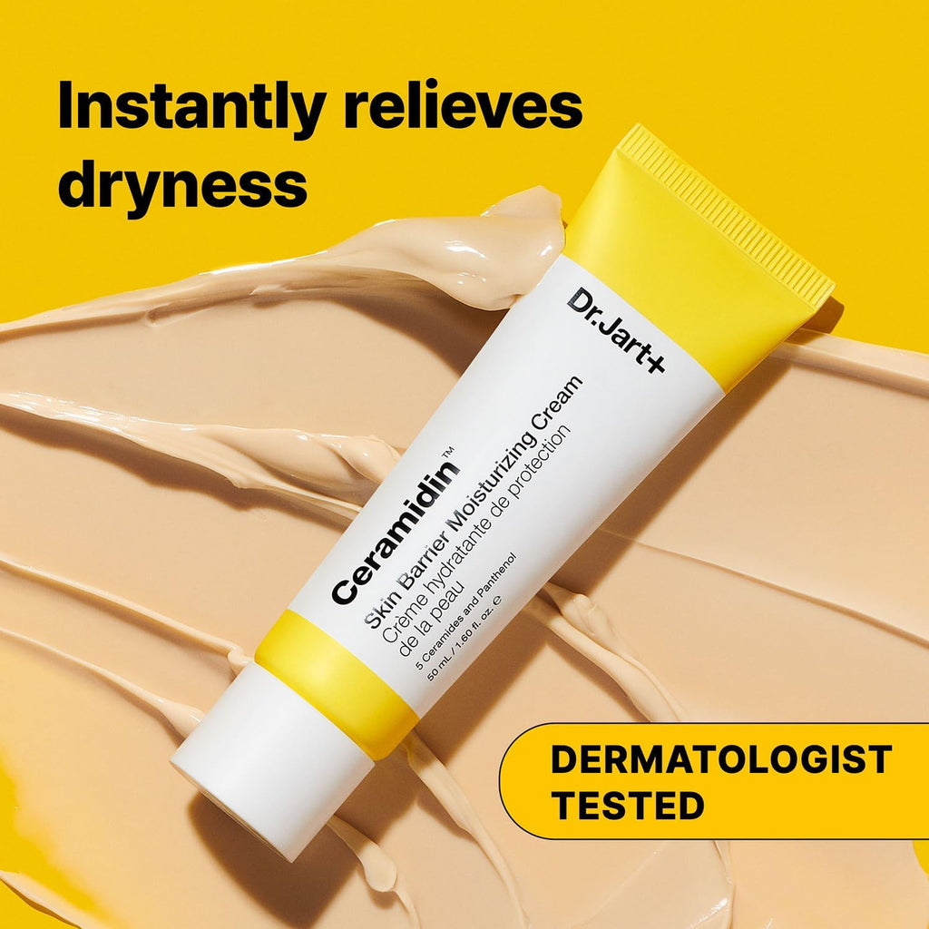 Dr.Jart+ Ceramidin Skin Barrier Korean Face Cream Moisturizer with Ceramides and Panthenol | Korean Skin Care, 2.53 Fl Oz