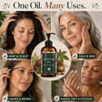 USDA Organic Castor Oil, 100% Pure Cold-Pressed Hexane-Free, 16 Oz