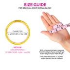 BuDhaGirl Gold All Weather Bangles® (AWB®) - Serenity Prayer