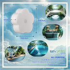 Sirona 82100 Spa Up, 2 LBS – Includes My Garden Pool 20 Ct. Test Strips & Scum Sponge – Raises pH & Alkalinity for Balanced & Clear Spa Water