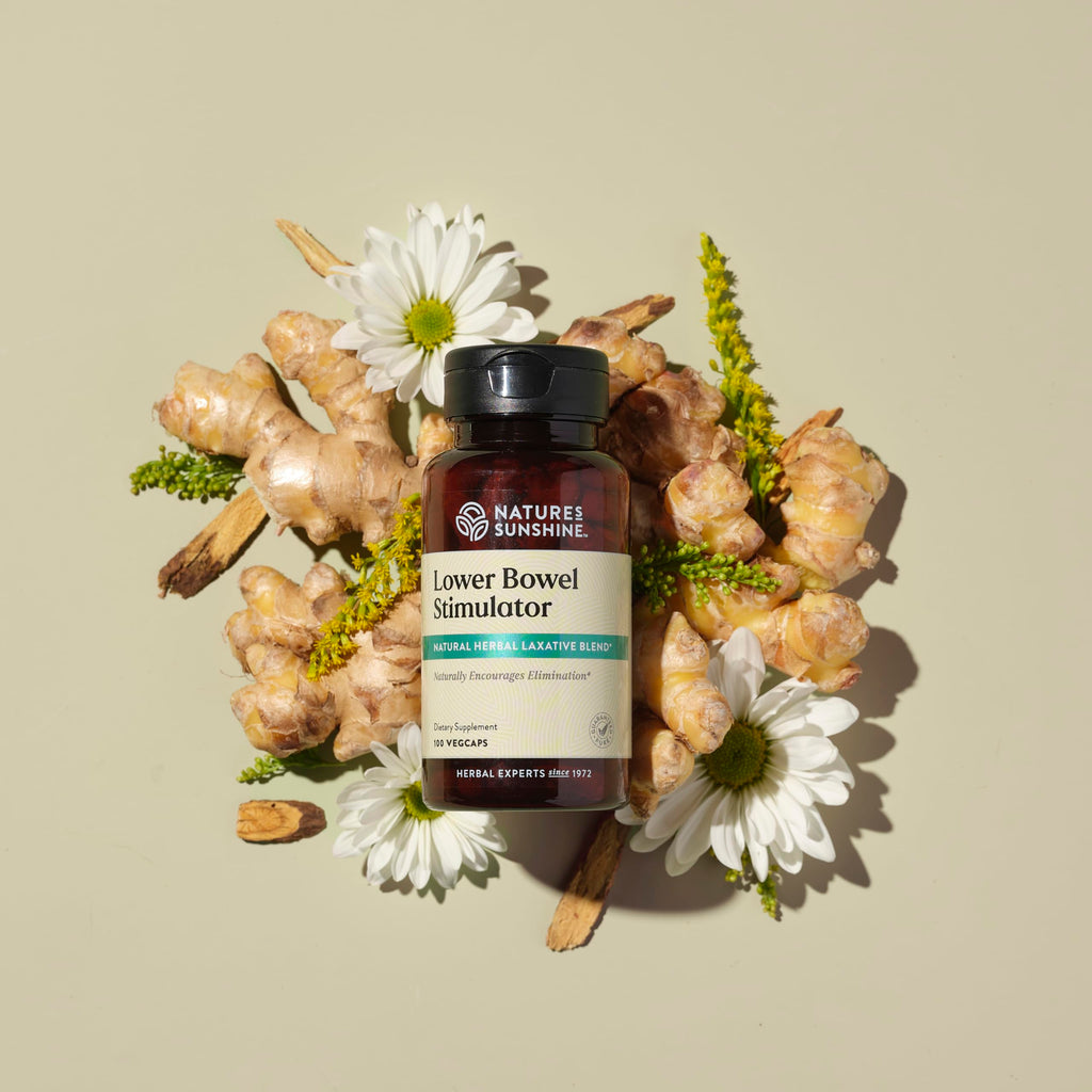 Nature's Sunshine Lower Bowel Stimulator - Helps Relieve Constipation - Cleanse & Detox Your Colon with Natural Herbal Ingredients - 25 Servings - 100 Vegcaps