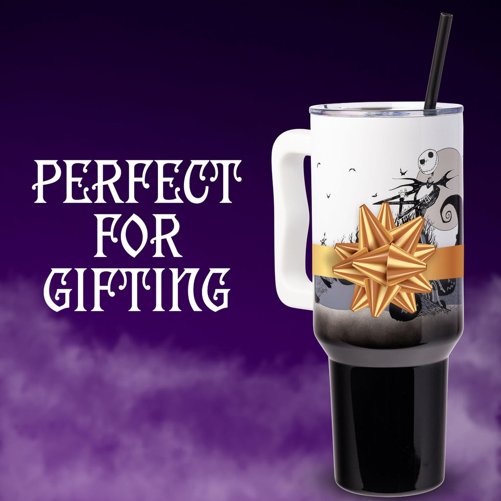Silver Buffalo Nightmare Before Christmas, Stainless Steel Tumbler, 40oz