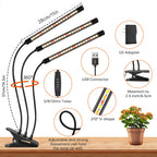 GROWSTAR Plant Lights for Indoor Growing,Grow Lights for Seed Starting