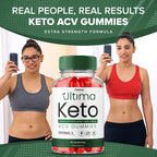 (2 Pack) Ultima Keto ACV Gummies - Ultimate Keto Plus ACV Apple Cider Vinegar 525 MG Per Gummy, Ultimaketo+ACV Supplement All Natural Premium Ingredient Advanced Formula (120 Gummies)
