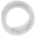 ZY-hosetube Suction Hose 1/2 inch id -10ft Clear Wire Reinforced Vinyl Tubing Heavy Duty PVC Vacuum Line Plastic Flexible Tubing, Drain Fuel Gas Water for Industrail Marine Bilge Pump
