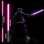 TQQALCYS Lightasaber, Type-C Rechargeable Sword Toy for Kids Cosplay, 2PCS