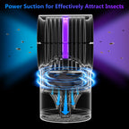 Fruit Fly Trap for Indoors, Fly Traps for Home Gnat Traps House Indoor, Indoor Insect Trap with Timer, Pack of 10 Refills (Blue)