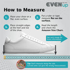 EVENup - Shoe Lift for Walking Boot I Adult Size X-Large I Shoe Balancer for Use with Fracture Boots or Leg Length Discrepancy I 3 Adjustable Heights for Gait Improvement I Shoe Leveler, Shoe Riser