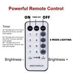 Dazzle Bright Christmas Tree Lights, 448 LED Waterfall Tree Topper Lights with Remote & 8 Lighting Modes, 8.2FT X 16 Lines Christmas Light for Indoor Outdoor Yard Party Xmas Decoration (Warm White)