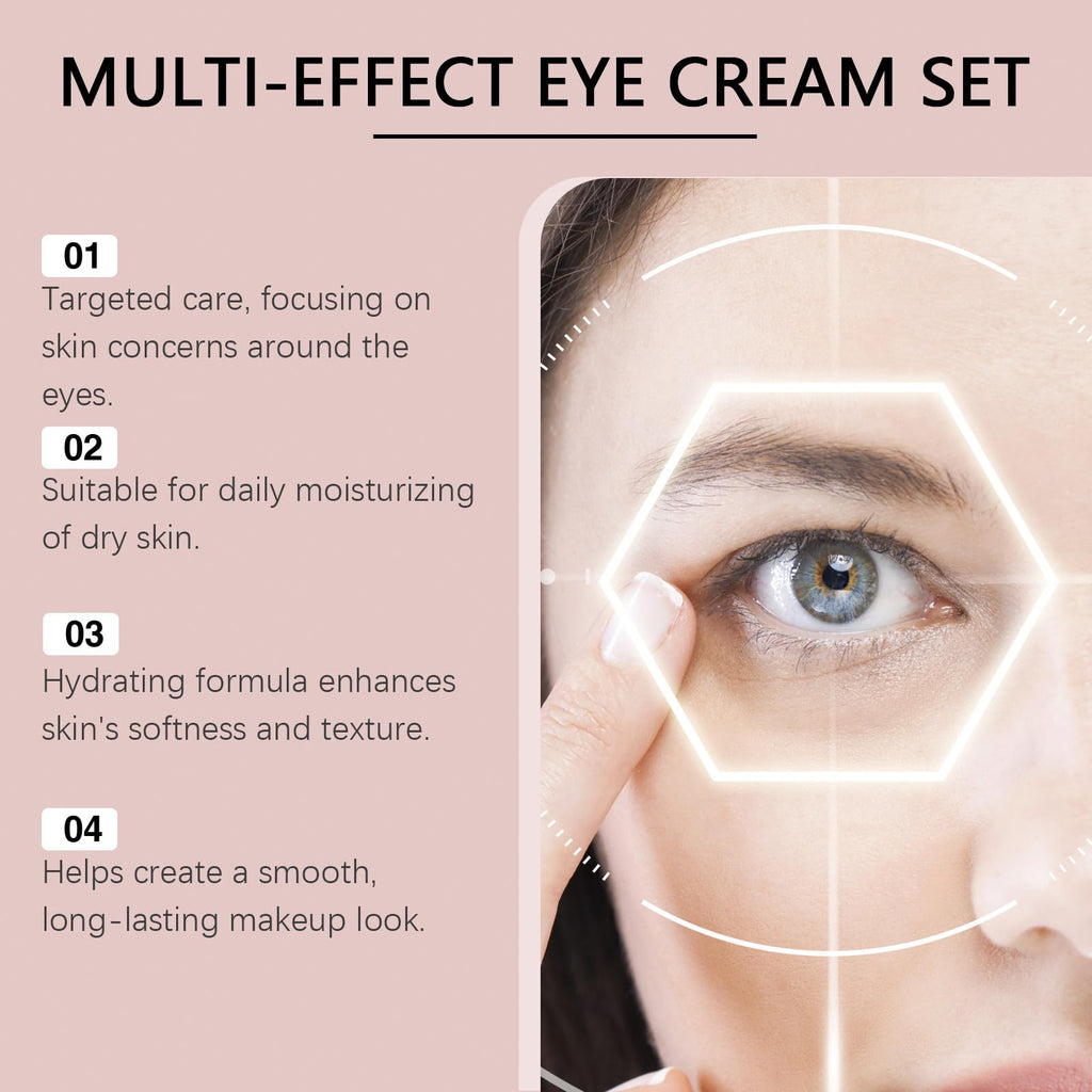 FIZYSKOE Eye Care Duo Set, Calcium Multi Balm Stick & Hydrogel Under Eye Patches 60ea (30 Pairs),Hydrating, Firming Skin, for Eye Treatment Skin Care Set (Balm Stick + Eye Patches)