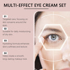 FIZYSKOE Eye Care Duo Set, Calcium Multi Balm Stick & Hydrogel Under Eye Patches 60ea (30 Pairs),Hydrating, Firming Skin, for Eye Treatment Skin Care Set (Balm Stick + Eye Patches)