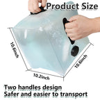 2 Pack Heavy Duty Pool Weight Plastic Sand Bags,Universal Pool Steps Weights for Above Ground Pools,Fillable Ladder Weight Anchor Bag Container for Swimming Entry Systems