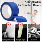 Painters Tape 2 Inch Wide, 10-Packs Blue Painters Tape for General Purpose Use, 2 Inches X 55 Yards X 10 Rolls, 550 Yards in Total