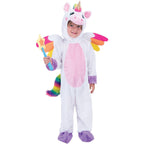 Spooktacular Creations Halloween Unicorn Costume, Jumpsuit with Wings and Star Wand for Kids Halloween Dress Up Party (Small (5-7 yrs))