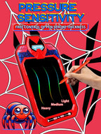 Fullware LCD Writing Tablet for Kids 10 Inch Spider Hero for Toddler 3+