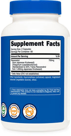 Nutricost Resveratrol 700mg, 120 Capsules - Vegan, Gluten Free, Non-GMO