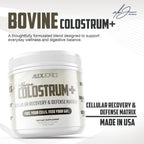 Alex Jones Naturals Bovine Colostrum Powder 20% IgG with IgM & IGA – Gut Health & Immune Support Supplement with Lactoferrin & Marshmallow Root – Non-GMO, GMP Certified, Made in USA – 30 Servings