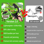 Audasi Plant Tying Machine Updated Plant Hand Tying Machine Plant Binding Machines Garden Tying Tool Tape Gun Plant Tie Machine with 10000 PCS Staples 20 Rolls Green Tape for Tomato Grape Pepper