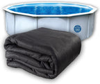 Liner Life Pool Liner Pad 16' Round, Strong Durable Puncture Resistant Floor Mat Made of Commercial Grade Geotextile Material, Protects The Bottom of The Aboveground Pool, Black