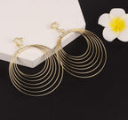 15 Pairs Gold Clip on Earrings for Women Fashion：Celtic Knot,Long Bar,Tear Drop Earring Clip on Hoop Earings for Women-Clipon Ear Rings for Womens (#3)