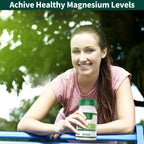 Magnesium Supplement with 9 Forms of High Absorption Magnesium Glycinate, L-threonate, Citrate, Malate and More for Muscle, Brain Support, Non-GMO, Gluten & Soy Free, 60 Capsules