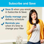 Filtrete 14x20x1 Air Filter, MPR 2800, MERV 14, Healthy Living Ultrafine Particle Reduction 3-Month Pleated 1-Inch Air Filters, 2 Filters