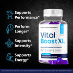 (2 Pack) Vital Boost XL Gummies - Official VitalBoost XL Gummys For Men Premium Natural Ingredients - Maximum Strength, Advanced Formula Support For Overall Health & Wellness, 120 Gummies For 2 Months