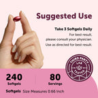 Micro Ingredients Ashwagandha for Women 600 mg Per Serving, 240 Softgels | 8-in-1 Ashwagandha Supplement with Magnesium Glycinate, L-Theanine, Sea Moss | Made with MCT Oil | Non-GMO, Gluten Free