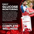 Gluco Maxum Capsules - Gluco Max Advanced Supplement, All Natural Formula to Maintain Healthy Levels, Maximum Strength Formula, GlycoMaxum Capsule Reviews (3 Pack - 180 Capsules)