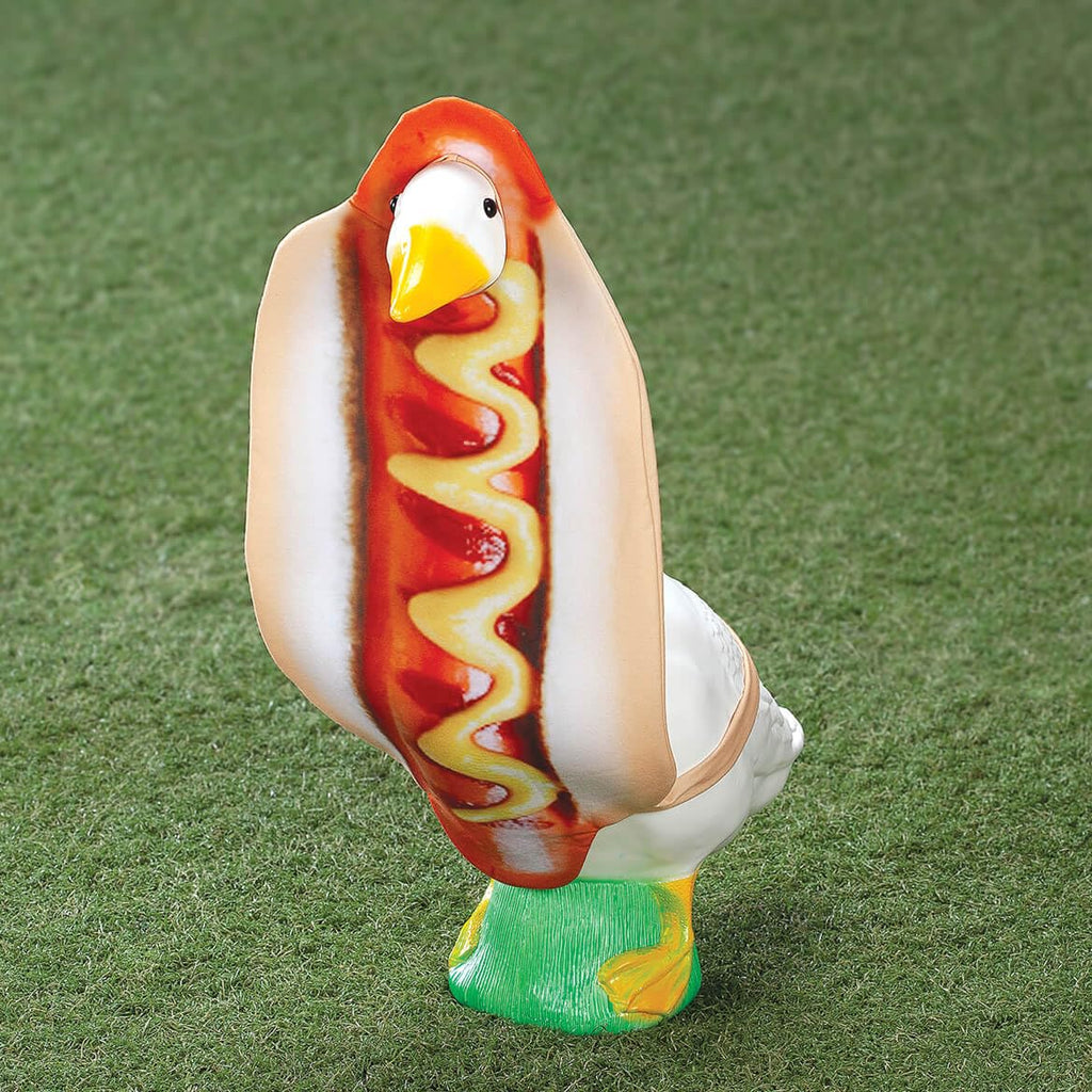 Gaggleville Hot Dog Goose Outfit, Fits Large 23" H Statue, by Fox Valley