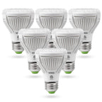 SANSI LED Grow Light Bulb for Seeds and Greens, Full Spectrum 10W Grow Light (150 Watt Equiv) with Optical Lens for Indoor Plant, High PPFD, E26 Base, 6-Pack