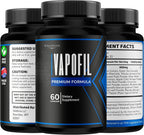 Vapofil Capsules - Official Vapofil Pills Advanced Premium Supplement Support - Maximum Strength, All Natural Vapofil Vitamin for Overall Health & Wellness Reviews, 300 Capsules for 5 Months