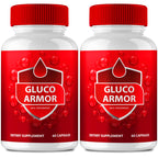 Gluco Armor Advanced Blood Formula Capsules, Official GlucoArmor Supplement Pills, Premium Formula for Healthy Circulation & Stable Levels, All Natural Gluco Armor Lite Pastillas Reviews (2 Pack)