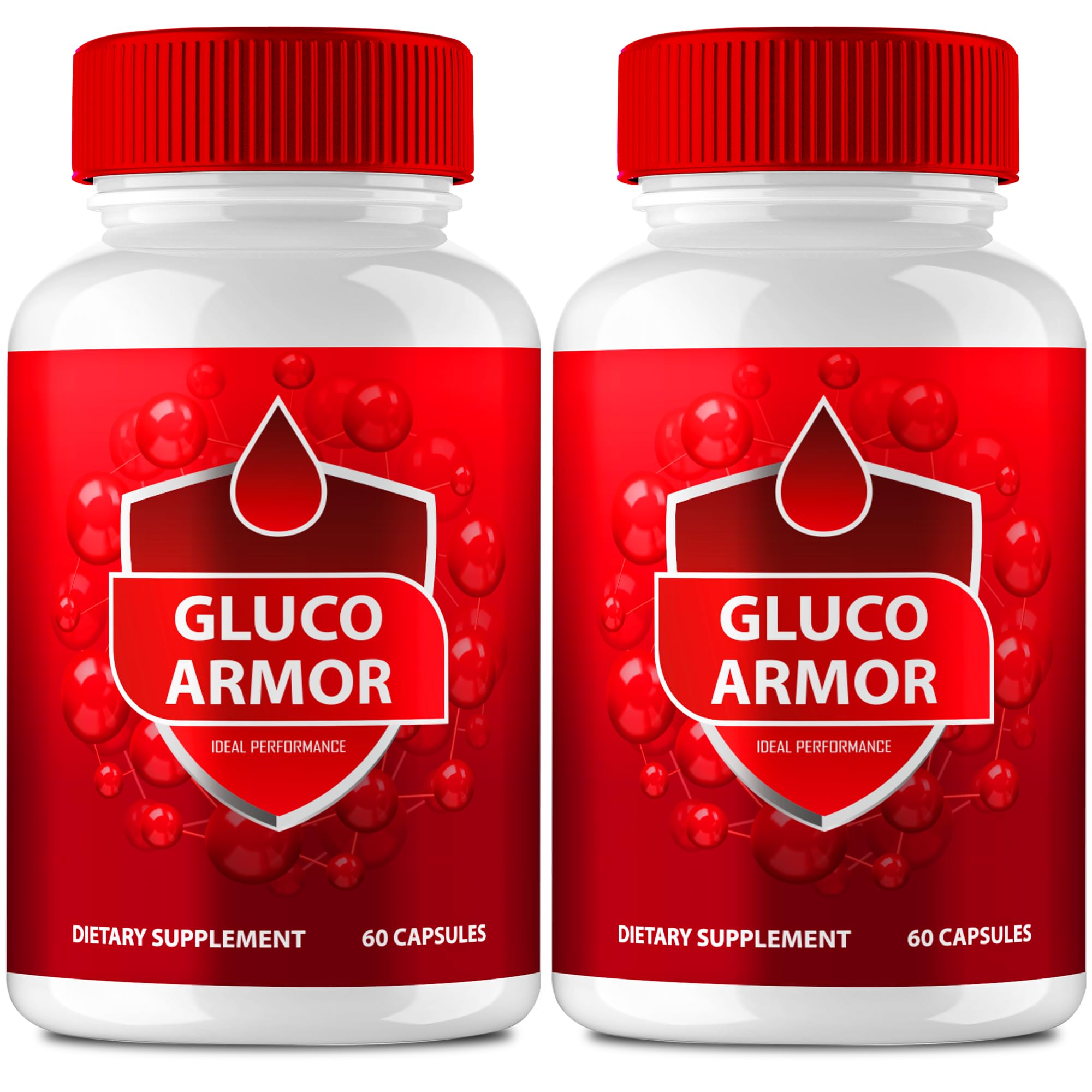 Gluco Armor Advanced Blood Formula Capsules, Official GlucoArmor Supplement Pills, Premium Formula for Healthy Circulation & Stable Levels, All Natural Gluco Armor Lite Pastillas Reviews (2 Pack)