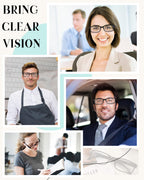 Yexiya 50 Pack Reading Glasses Bulk Frame Eyeglasses with Spring Hinge Traditional Adjustable Non-Prescription Glasses for Men Women(1.5 Diopters,Black)