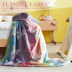 LIFEYJ Glow in The Dark Blanket Unicorns Gifts for Girls, 50"x60"