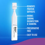 Boston One Step Liquid Enzymatic Cleaner, Preservative-Free Protein Remover for Rigid Gas Permeable (RGP) Lens, Sterile Single-Use Dispensers, 15 Count