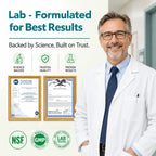 Nattokinase Supplement 12,000 FU (Max Strength) Serrapeptase 360,000 SPU, Lumbrokinase 10,000 FUV & CoQ10 -Systemic Enzymes Complex for Cardiovascular & Circulatory, Gut & Digestion Health-90 Capsules