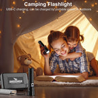 Flashlight 10000 High Lumens Rechargeable - 30W Super Bright LED Flash Light | 5000ft Beam & 12H Long Lasting USB C High Powered Handheld Police Flashlight for Home, Camping, Hiking, Emergency