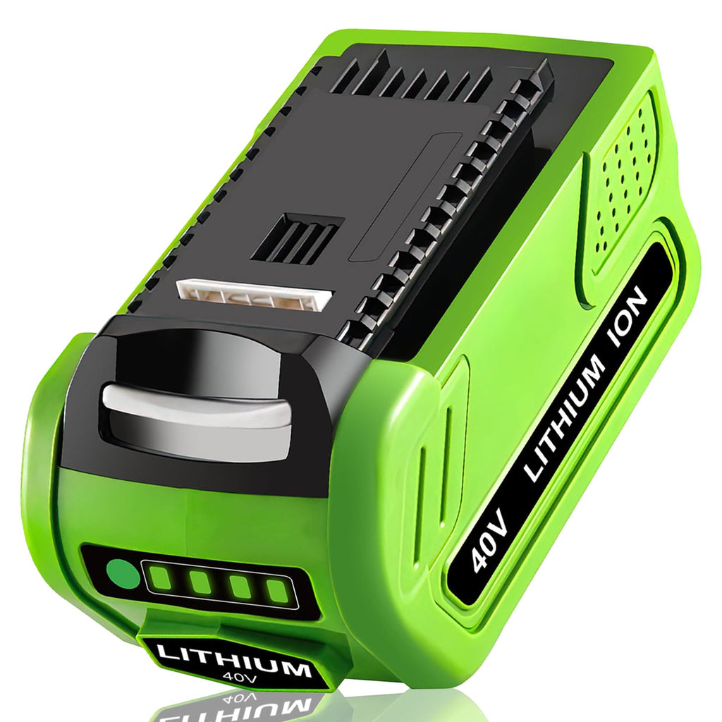 Forrat 1Pack 6000mAh Lithium ion Replacement for Greenworks 40V Battery 6.0Ah 29462 29472 29252 20202 22262 25322 Compatible with Greenworks 40Volt GMAX Battery Cordless Power Tools