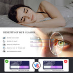 LVIOE Fit Over Blue Light Blocking Glasses and Computer Eyewear- Wear Over Prescription Glasses/Reading Glasses/RX Glasses