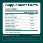 Urolithin-A Complex w Shilajit, Organic Sea Moss, Ashwagandha & Tongkat Ali, Natural Energy, Libido, Hormone Balance, and Focus for Men & Women (Made in USA - 3rd Party Tested)