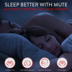 Rhinomed Mute Nasal Dilator for Snore Reduction - Anti-Snoring Aid Solution - Improve Airflow - Comfortable Nose Vents, Breathing Aids for Better Sleep - (Size Large, 3-Pk)