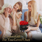 Auoasl 16 Preserved Flowers Rose in a Box, Gifts for Women Mom Her Wife on Mothers Day Valentines Birthday Christmas Anniversary Romantic(Red)