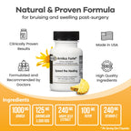 DermAvance Arnika Forte Capsules – Swelling and Bruising Reducer After Surgery and Aesthetic Treatments, Antioxidants & Bioflavonoids, Arnica 1000mg, Bromelain 125mg 3000GDU - 14 Capsules