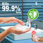 Bastion Blue Breeze Antibacterial Foaming Hand Soap Bulk Refill – 1 Gallon (128 oz) Rich Lather, Moisturizing Formula – Washes Away Germs & Bacteria – Refreshing Clean Scent for Foaming Dispensers